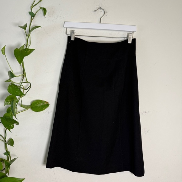 Banana Republic Black Wool Pencil Skirt. - New - Picture 8 of 8